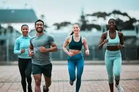 Achieving the Perfect Tone: How Often Should You Exercise for Results? 3 image of man and 3 women doing cardio exercise Guildford to help tone and remove fat from the body.