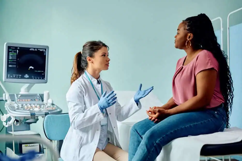 Rejuvenating Intimacy: Exploring Surgical Solutions for Vaginal Laxity 1 Woman have consultation about vaginal laxity Guildford